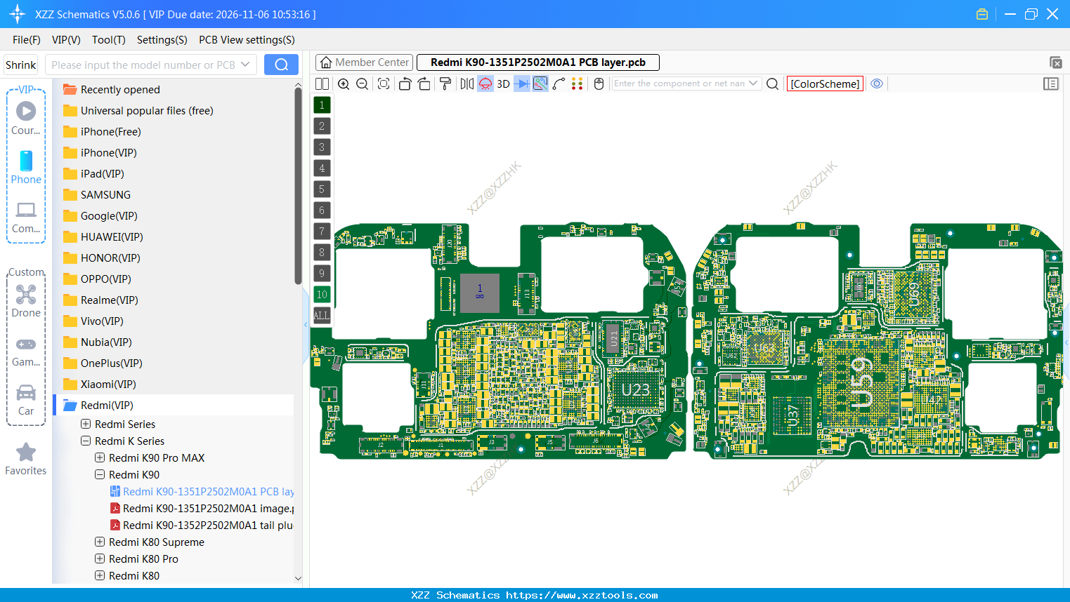 XiaoMi Redmi K90-1351P2502M0A1 PCB Layer